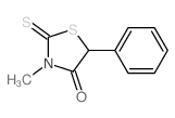 4-Thiazolidinone,3-methyl-5-phenyl-2-thioxo-结构式