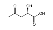 Pentanoic acid, 2-hydroxy-4-oxo-, (R)- (9CI) Structure