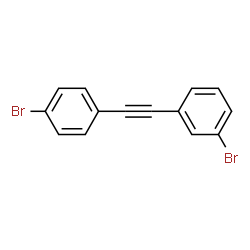 1-BROMO-3-[2-(4-BROMOPHENYL)ETHYNYL]BENZENE Structure