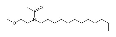 N-dodecyl-N-(2-methoxyethyl)acetamide Structure