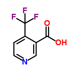 4-(Trifluoromethyl)nicotinic acid structure