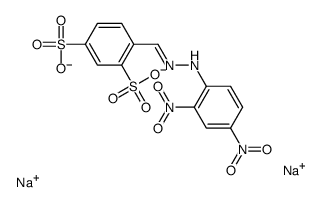 2,4-Disulfobenzaldehyde-2',4'-dinitrophenylhydrazone Disodium Salt structure