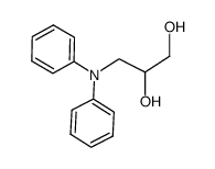 N-(2,3-dihydroxypropyl)diphenylamine结构式