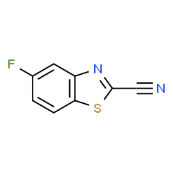 2-Benzothiazolecarbonitrile,5-fluoro-(9CI) structure