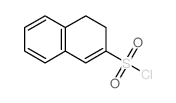 3,4-Dihydronaphthalene-2-sulfonyl chloride Structure