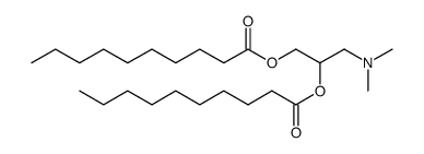 1-dimethylamino-2,3-bis-decanoyloxypropane Structure