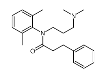 N-(3-Dimethylaminopropyl)-N-(2,6-dimethylphenyl)benzenepropanamide structure