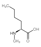 (S)-2-(甲氨基)己酸结构式
