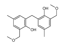2-[[2-hydroxy-3-(methoxymethyl)-5-methylphenyl]methyl]-6-(methoxymethyl)-4-methylphenol结构式