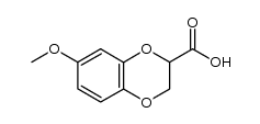 2-Carboxy-7-methoxy-2,3-dihydro-1,4-benzodioxin结构式