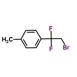1-(2-Bromo-1,1-difluoroethyl)-4-methylbenzene结构式