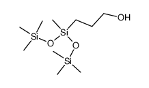 4,6,6-Trimethyl-4-(trimethylsilyloxy)-5-oxa-4,6-disilaheptan-1-ol结构式