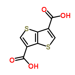 Thieno[3,2-b]thiophene-3,6-dicarboxylic acid structure