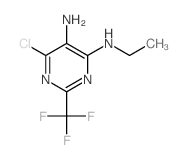4,5-Pyrimidinediamine,6-chloro-N4-ethyl-2-(trifluoromethyl)- picture