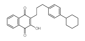 3-(3-(3-Cyclohexylphenyl)propyl)-2-hydroxynaphthalene-1,4-dione结构式
