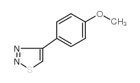 4-(4-METHOXYPHENYL)-1,2,3-THIADIAZOLE structure