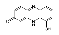 9-hydroxy-10H-phenazin-2-one Structure