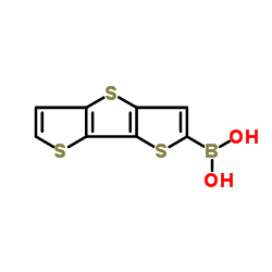 二噻吩并[3,2-b：2',3'-d]噻吩-2-硼酸结构式