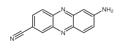 2-Phenazinecarbonitrile,7-amino-(7CI,8CI) Structure