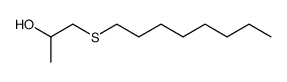 β-hydroxy-γphenoxypropyl-(n-octyl)sulfide结构式