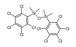 1,3-Bis-(pentachlorphenyl)-tetramethylsilan结构式