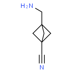 3-(Aminomethyl)bicyclo[1.1.1]pentane-1-carbonitrile structure