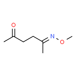 2,5-Hexanedione, mono(O-methyloxime) (9CI) Structure