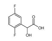 (2,5-Difluorophenyl)(hydroxy)acetic acid Structure