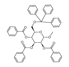 Methyl-6-O-trityl-2,3,4-tri-O-benzoyl-α-D-mannopyranoside picture