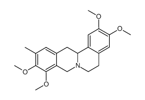 2,3,9,10-Tetramethoxy-11-methyl-5,8,13,13a-tetrahydro-6H-isoquino[3,2-a]isoquinoline结构式