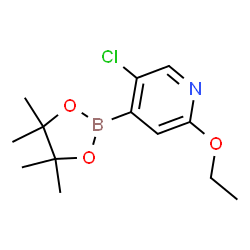 5-Chloro-2-ethoxypyridine-4-boronic acid pinacol ester structure