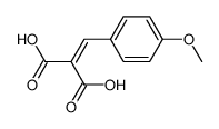 2-(4-methoxybenzylidene)malonic acid Structure