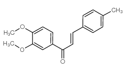 1-(3,4-dimethoxyphenyl)-3-(4-methylphenyl)prop-2-en-1-one Structure