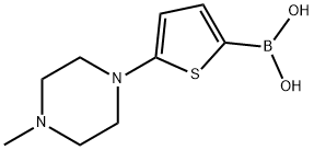 5-(N-Methylpiperazin-1-yl)thiophene-2-boronic acid structure