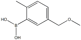 2-Methyl-5-(methoxymethyl)phenylboronic acid结构式