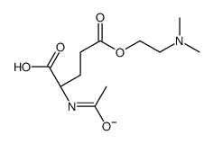 (2S)-2-acetamido-5-[2-(dimethylamino)ethoxy]-5-oxopentanoate Structure