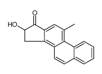 15,16-Dihydro-16-hydroxy-11-methyl-17H-cyclopenta[a]phenanthren-17-one Structure