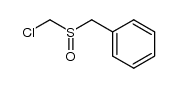 Benzyl-α-chlormethyl-sulfoxid结构式