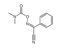 [(E)-[cyano(phenyl)methylidene]amino] N,N-dimethylcarbamate结构式