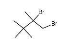 2-bromo-2-bromomethyl-3,3-dimethylbutene结构式