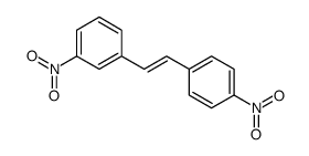 1-nitro-3-[(E)-2-(4-nitrophenyl)ethenyl]benzene Structure