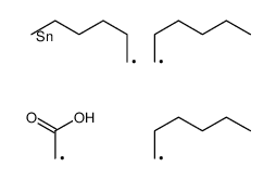 TRI-N-HEXYLTINACETATE结构式