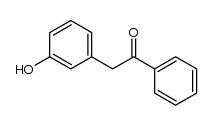 (3-Hydroxybenzyl) phenyl ketone结构式