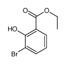 ethyl 3-bromo-2-hydroxybenzoate结构式