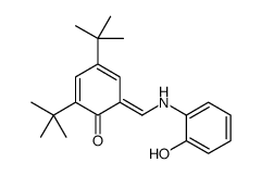 2,4-ditert-butyl-6-[(2-hydroxyanilino)methylidene]cyclohexa-2,4-dien-1-one Structure