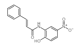 2-Propenamide,N-(2-hydroxy-5-nitrophenyl)-3-phenyl- structure