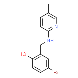 4-BROMO-2-([(5-METHYL-2-PYRIDINYL)AMINO]METHYL)BENZENOL structure