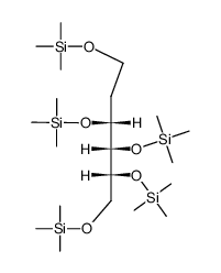 2-Deoxy-1,3,4,5,6-pentakis-O-(trimethylsilyl)hexitol结构式