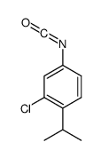 2-chloro-4-isocyanato-1-(1-methylethyl)benzene结构式
