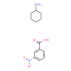 3-Cyclohexylamine nitrobenzoate structure